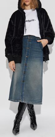 Carhartt Work in Progress Denim Skirt, Womens, Blue