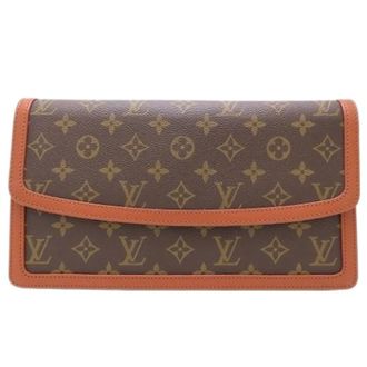 Louis Vuitton Pre-owned Clutches, male, Brown, Size: ONE SIZE Pre-owned Monogram Pochette