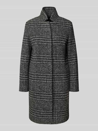 Cinzia Rocca Mantel mit Stehkragen in Dunkelgrau, Gr&ouml;&szlig;e 36