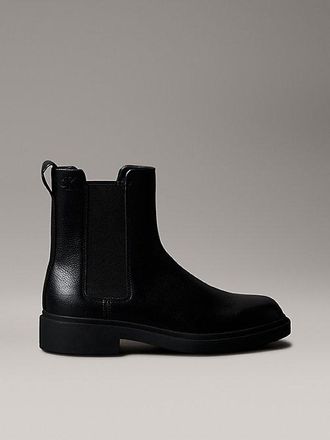 Calvin Klein Leather Airfit Lugged Chelsea Boots
