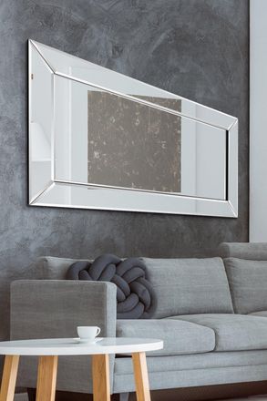 MirrorOutlet Horsley All Glass Modern Full Length Venetian Wall Mirror 174 x 84 CM