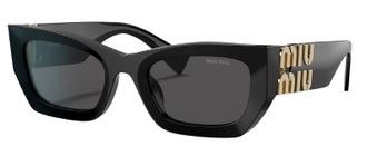 Miu Miu Black Logo Sunglasses