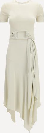 Alaia Abito in jersey con cintura Woman 36