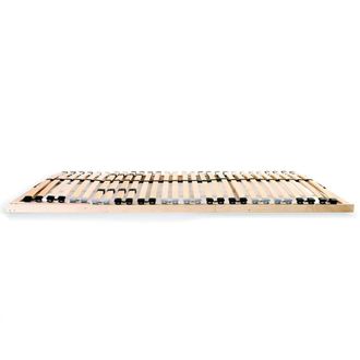 Berkfield Home Slatted Bed Base with 28 Slats 7 Zones 90x200 cm in Natural