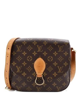 Louis Vuitton Saint Cloud Handbag Monogram Canvas GM crossbody bag - Marrone