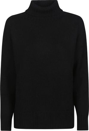 Drumohr Turtle Neck Sweater - Dames - Coltruien - Zwart - S - Truien & Vesten
