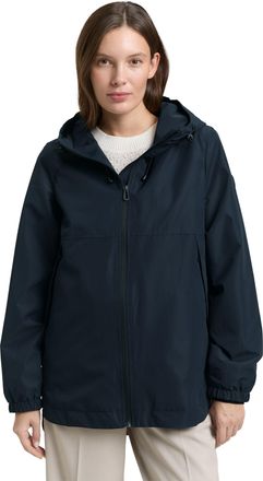 Tom Tailor Cabanjacke TOM TAILOR, Damen, Gr. XXL, sky captain blau, Web, Obermaterial: 100% Polyester. Futter: 100% Polyester, unifarben, regular fit normal, ela