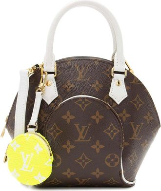 Louis Vuitton Brown Monogram Canvas Lv Match Ellipse Bb (Authentic Pre-Loved)