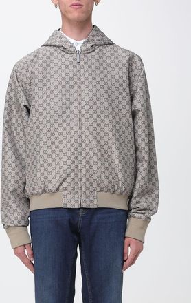 Gucci Bomber reversibile in cotone con cappuccio e motivo monogram