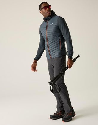 Regatta Andreson - Giacca ibrida trapuntata color tempesta m&eacute;lange-Grigio