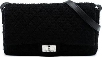 Chanel Borsa a tracolla Pre-owned con patta in tweed - - Pre-owned - Donna - Nero - ONE SIZE