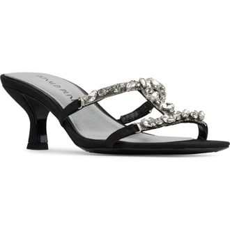 Donald J Pliner H Strap Sandal in Black at Nordstrom Rack, Size 9.5