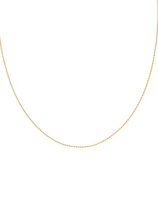 Astrid & Miyu Rope Chain 18k Gold-plated Necklace - One Size