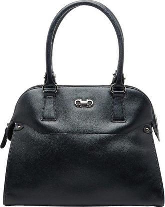 Ferragamo Leather Handbag Tote Bag (Pre-Owned)