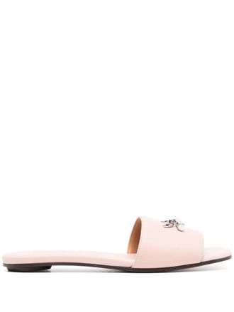 Alexander McQueen Sandali con cinturino a T - Rosa