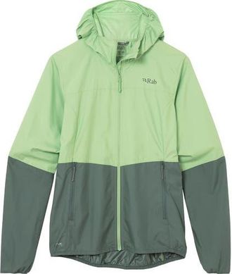 RAB Windgather Hoodie - Womens in Fig Green/sage at Nordstrom, Size X-Small