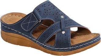 Generic Womens Mules with Heel, Wedge Sandals, Platform Sandals, Orthopaedic Shoes, Peep Toe Pumps, Summer Shoes, Faux Leather Slippers, Slides, Non-Slip Slip