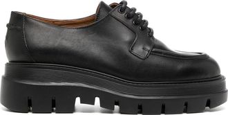ATP Atelier Pezzana lug-sole Derby shoes - women - Leather/Leather/Rubber - 41 - Black