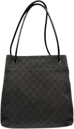 Gucci Pre-owned Vintage Tote Bag - Dames - Vintage Shopper - Zwart - ONE Size - Vintage