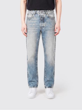 Darkpark Jeans straight fit in denim di cotone a cinque tasche