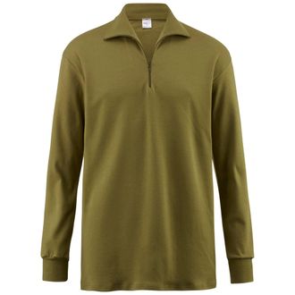 Isa Rollkragenshirt ISA BODYWEAR Rollkragenshirt langarm, 1548, Herren, Gr. XXL, gr&uuml;n (3212 olive), Interlock, Obermaterial: 100% Baumwolle, hoch geschlos