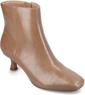 Journee Collection Kelssa Bootie in Taupe Patent at Nordstrom Rack, Size 8.5