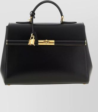 Dolce & Gabbana structured top handle shirt gold tone hardware