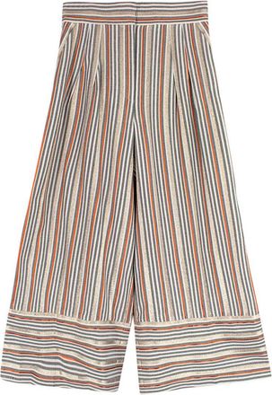 Peter Pilotto Metallic Striped Culottes Size XS