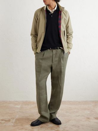 A.P.C. Logo-Intarsia Cotton Polo Shirt