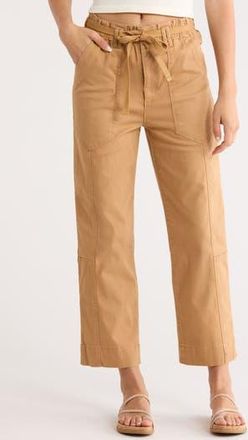 Democracy Ultra Skyrise Paperbag Pants in Caramel Latte at Nordstrom Rack, Size 12