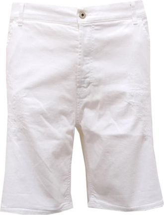 Dondup Cotton Bermuda Shorts - Heren - Korte Broeken - Wit - W38 - Korte Broeken