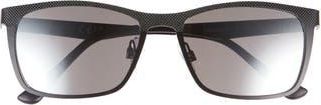 Vince Camuto 54mm Rectangular Sunglasses in Black at Nordstrom Rack