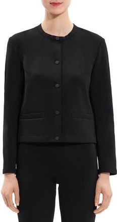 Theory K.Core Crop Jacket in Black - 001 at Nordstrom Rack, Size 4