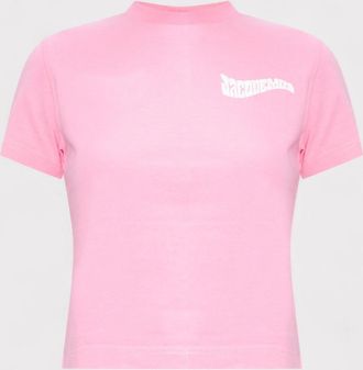 Jacquemus Womens Jacquemus Le T-Shirt Camargue Pink - Size: 10/8