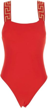 Versace Mujer, Trajes de ba&ntilde;o, Rojo, Talla: L