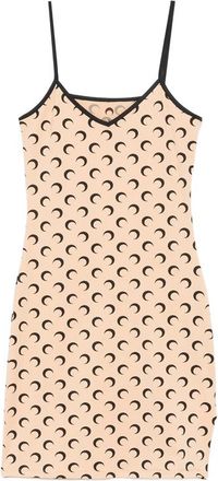 Marine Serre Moon-print Mini Dress