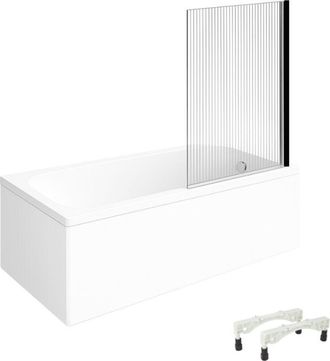 Villeroy & Boch Ba&ntilde;era Recta Villeroy & Boch Architectura Con Patas Acr&iacute;lica 150 X 70 Cm + Mampara De Ba&ntilde;era Derecha Aurys Raywall Cromada