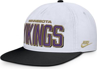 Nike Minnesota Vikings Pro Nike Mens NFL Adjustable Hat in White | NF57064N9M-VGY