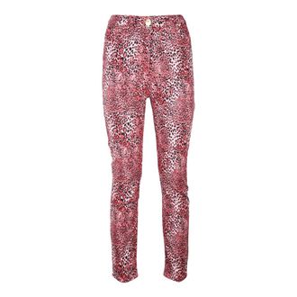 Elisabetta Franchi Dames, Broeken, Veelkleurig, Maat: W30 Katoen