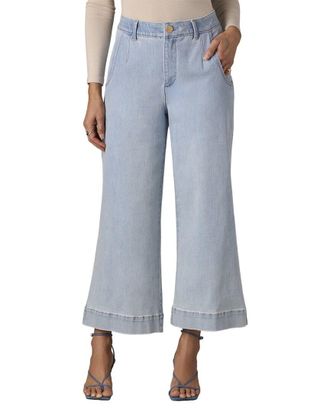 Wit & Wisdom Wit & Wisdom Light Blue Whitney Skyrise Crop Wide Leg Jean