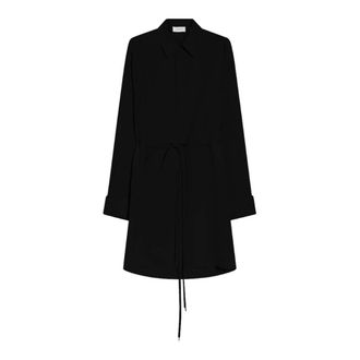 Sportmax Sportmax, Short Dresses, female, Black, Size: M Eolie Shirt Dress