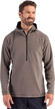 Clique Powder Recycled Fleece Mens Half Zip Hooded Pullover