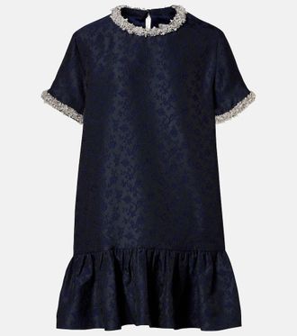 SIMKHAI Alison embellished jacquard minidress