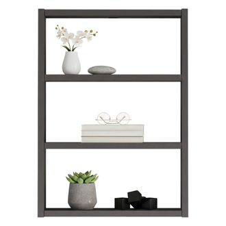 Dmora Dmora - Estanter&iacute;a Albali, Estante, Estante De Pared, Estanter&iacute;as Multiusos, 43x9h60 Cm, Antracita, Con Embalaje Reforzado