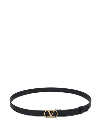 Valentino Garavani 20 mm VLogo Signature riem - Zwart
