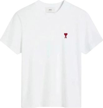Ami Ami de Coeur T-shirt - Heren - T-shirts - Wit - L - Katoen - Tops