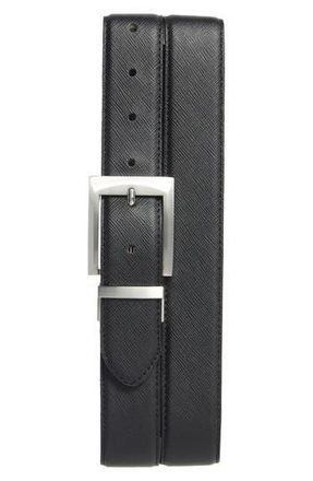 Steve Madden Leather Belt in Black /Brown at Nordstrom Rack, Size X-Large