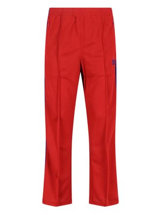 Needles logo-detail side-stripe track pants - Red