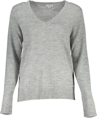 U.S.Polo Association Mujer, Jerseys, Gris, Talla: L