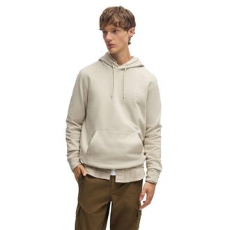 HUGO BOSS Heren Wetalk Pullover Hoodie (Licht Beige)